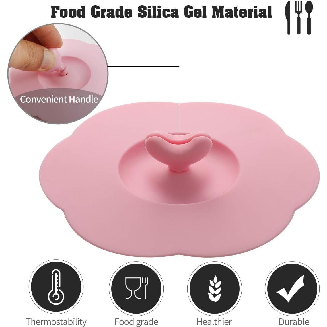 Cubiertas de Silicona Keweilian para Tazas - Juego de 4 Unidades