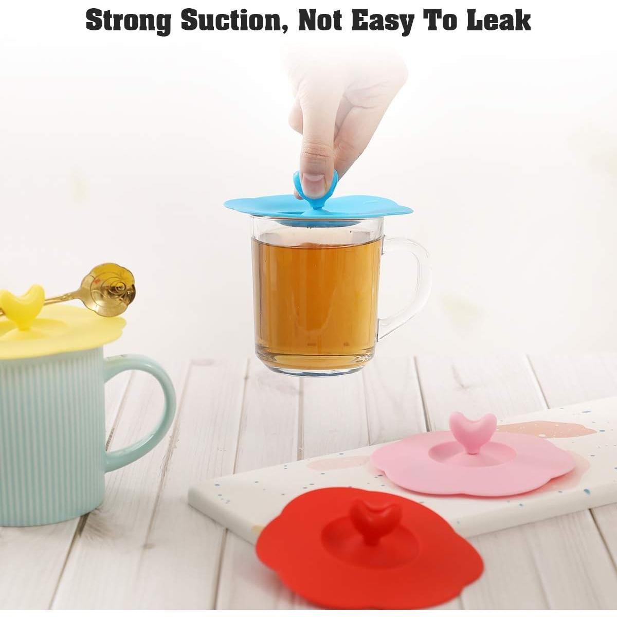Cubiertas de Silicona Keweilian para Tazas - Juego de 4 Unidades