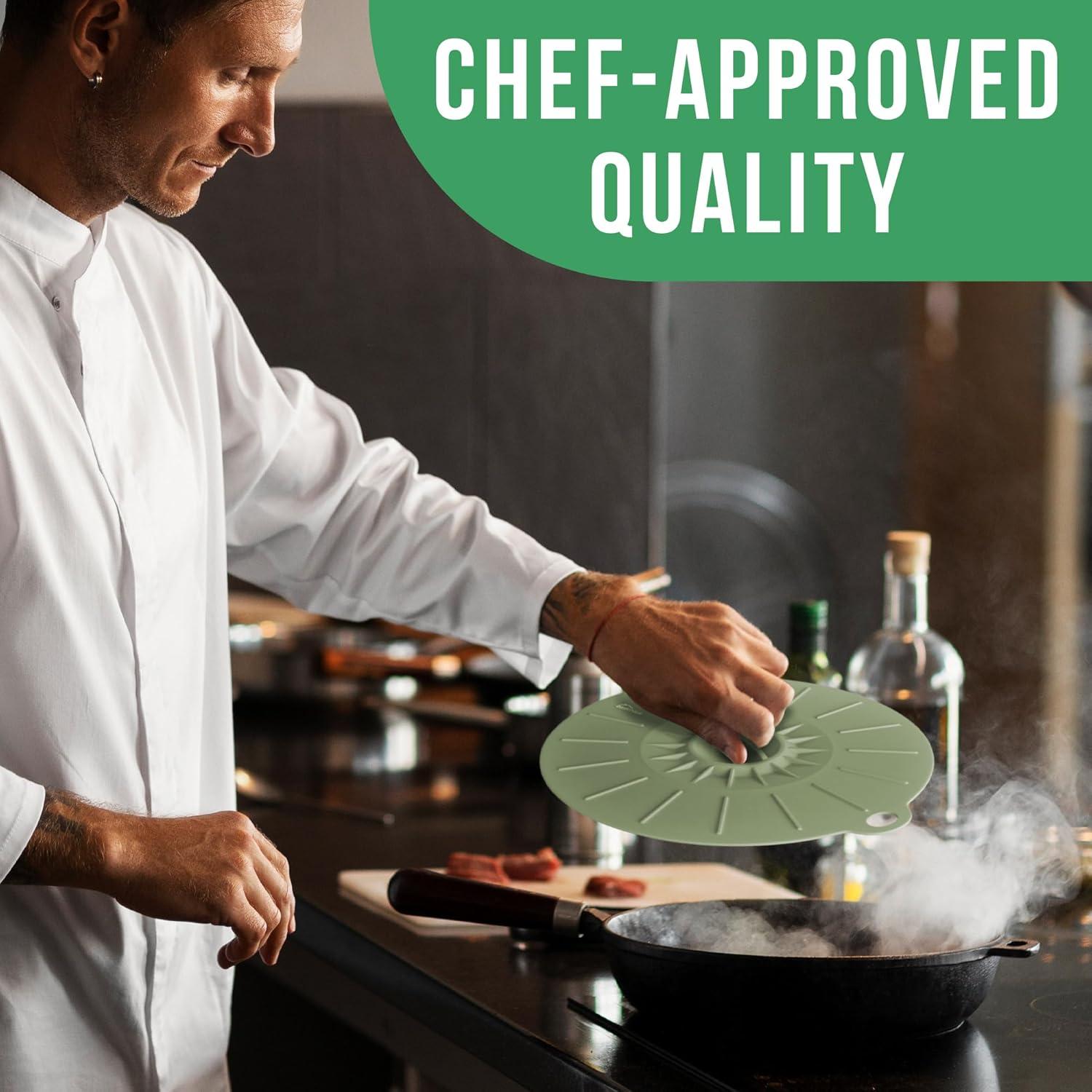 Tapas de Silicona Reutilizables Basic Haus - 6 Piezas - Grado Alimenticio