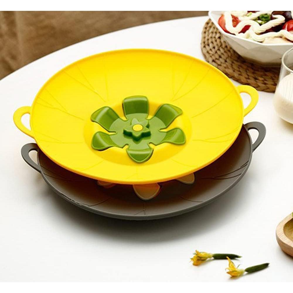 Juego de 3 tapas de silicona URMONA para microondas y cocina