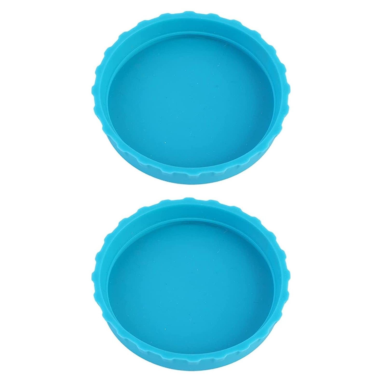 Set de 2 Cubiertas de Silicona Azul Htppzjr a Prueba de Fugas