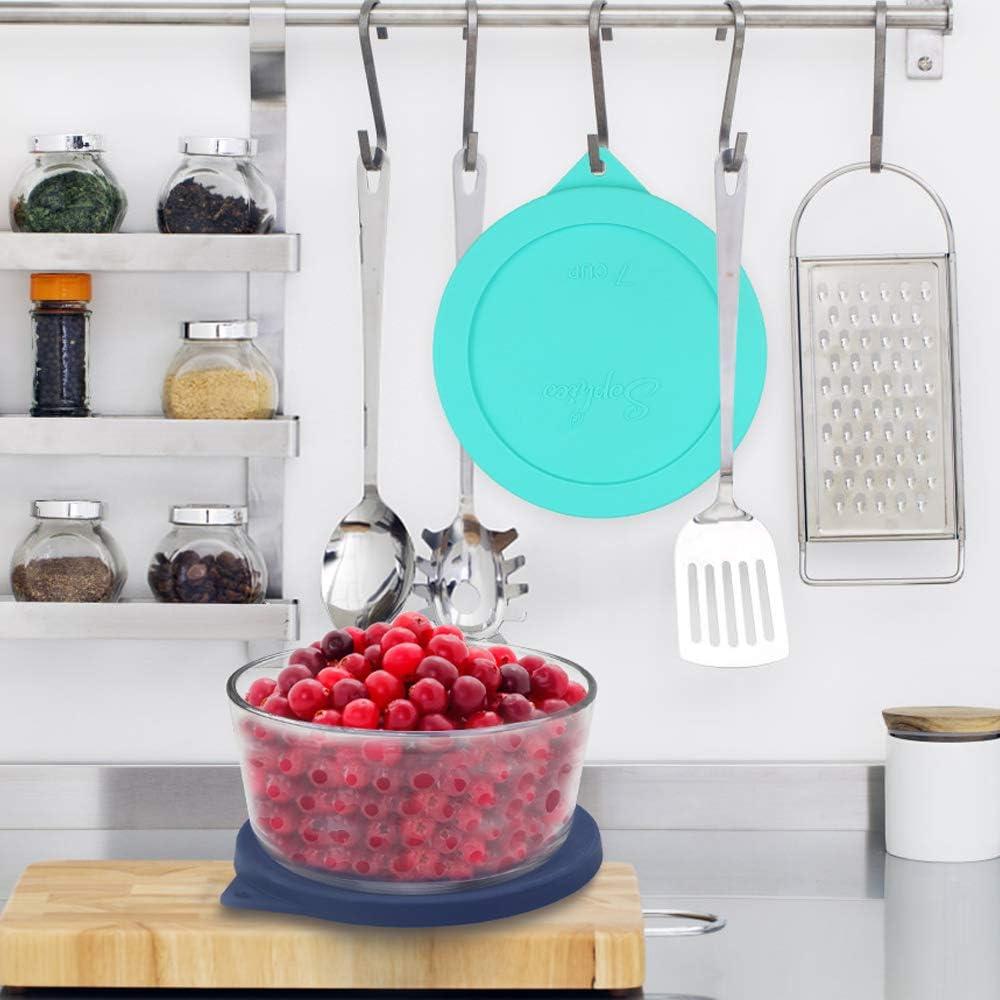 Tapa de Silicona Redonda SOPHICO 4pack para Almacenamiento 7 Tazas