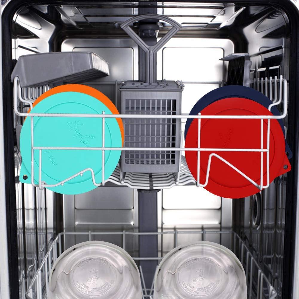 Tapa de Silicona Redonda SOPHICO 4pack para Almacenamiento 7 Tazas