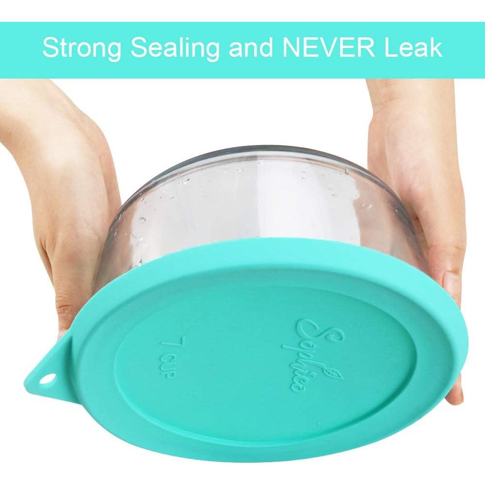 Tapa de Silicona Redonda SOPHICO 4pack para Almacenamiento 7 Tazas