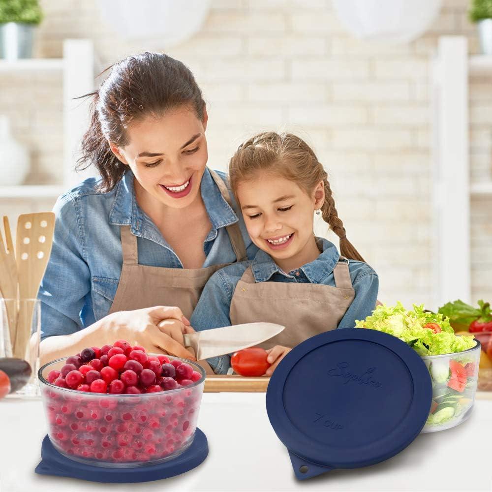 Tapa de Silicona Redonda SOPHICO 4pack para Almacenamiento 7 Tazas