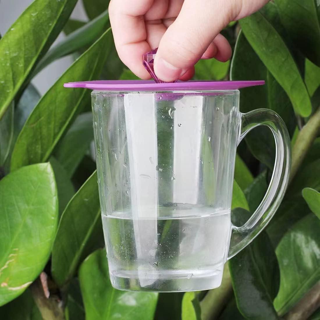 Cubiertas para Tazas QEIARA [Juego de 6] Silicona Antipolvo