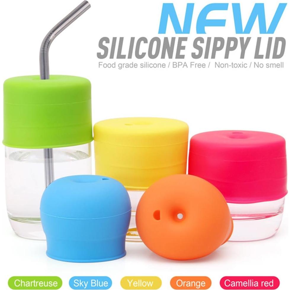 Tapa de Silicona para Tazas Maxin - 5 Paquetes a Prueba de Derrames