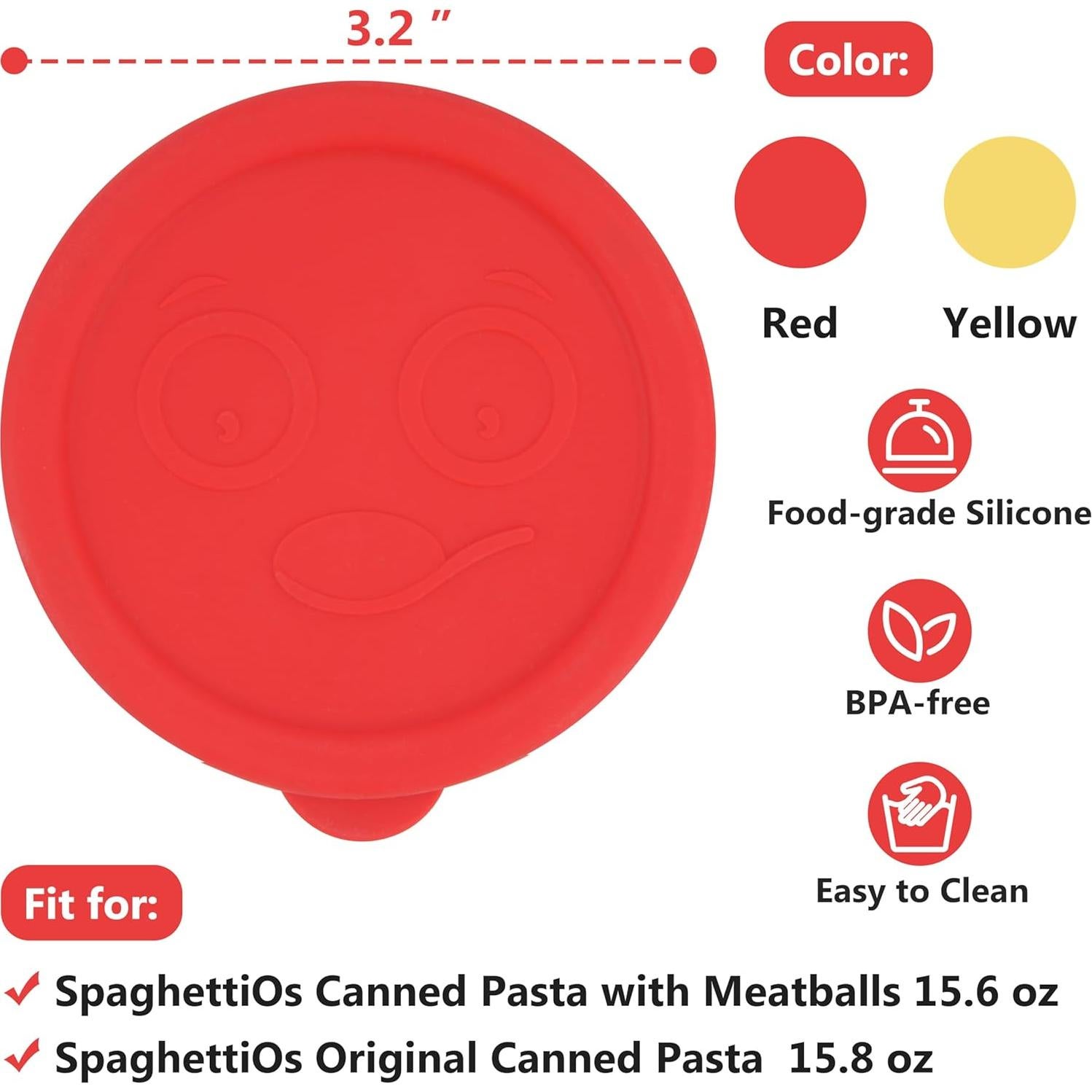 2 Tapas de Silicona para Latas de 3.2 Pulgadas Purekra
