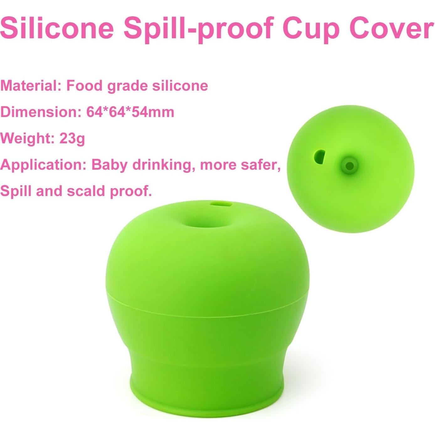 Paquete de 5 tapas de silicona VEAGINS para tazas con sorbete