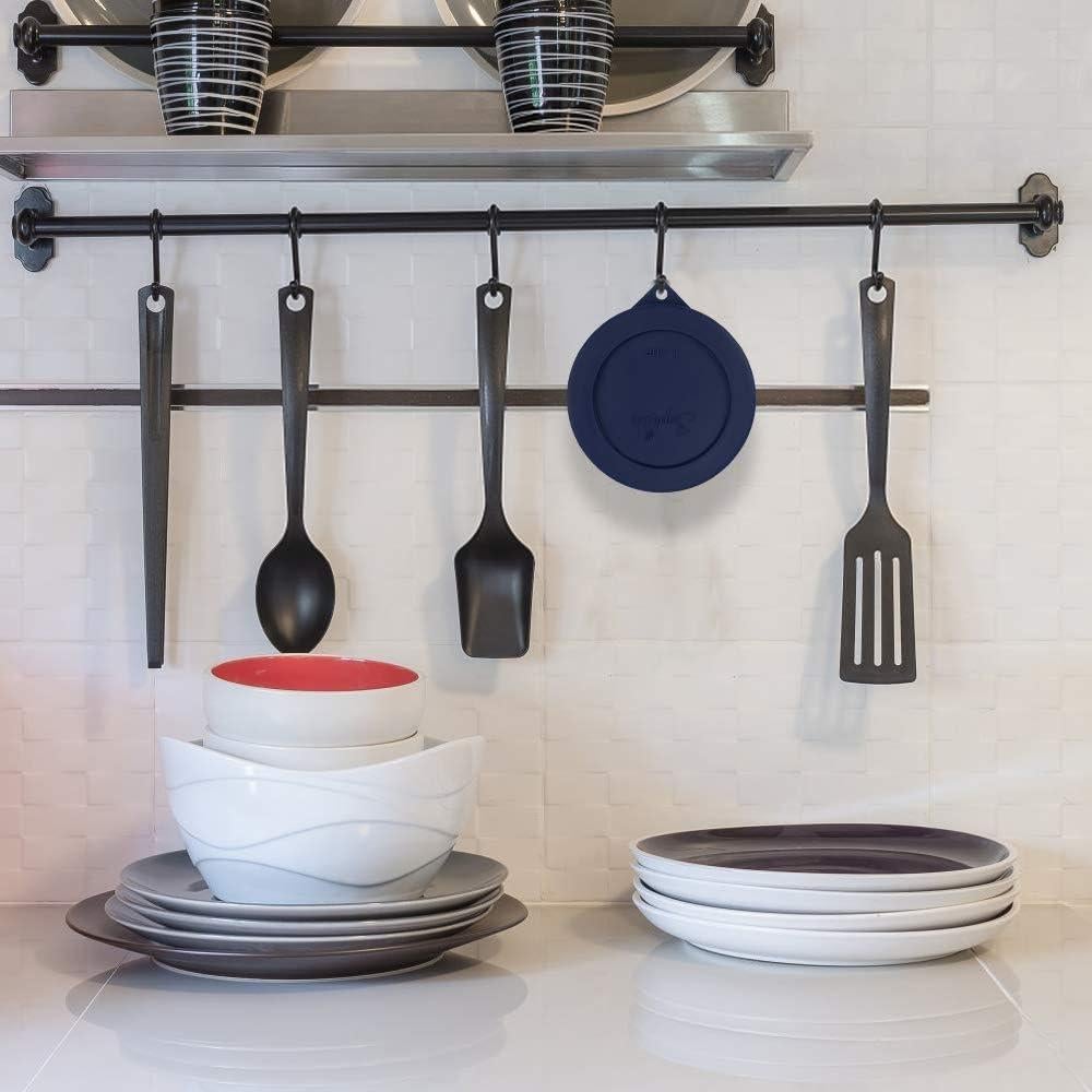 Cubiertas de Silicona Redondas SOPHICO 1 Taza Azul Marino - 2 Piezas