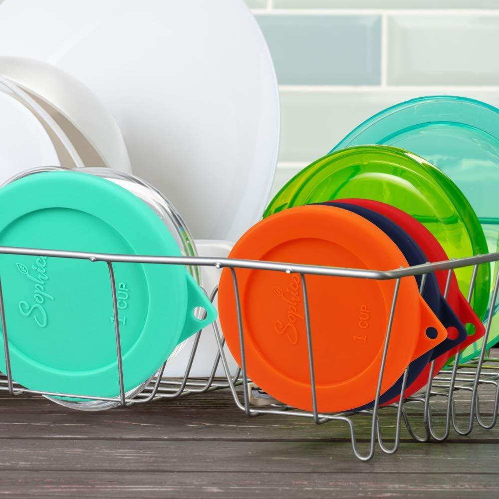 Cubiertas de Silicona Redondas SOPHICO 1 Taza Azul Marino - 2 Piezas