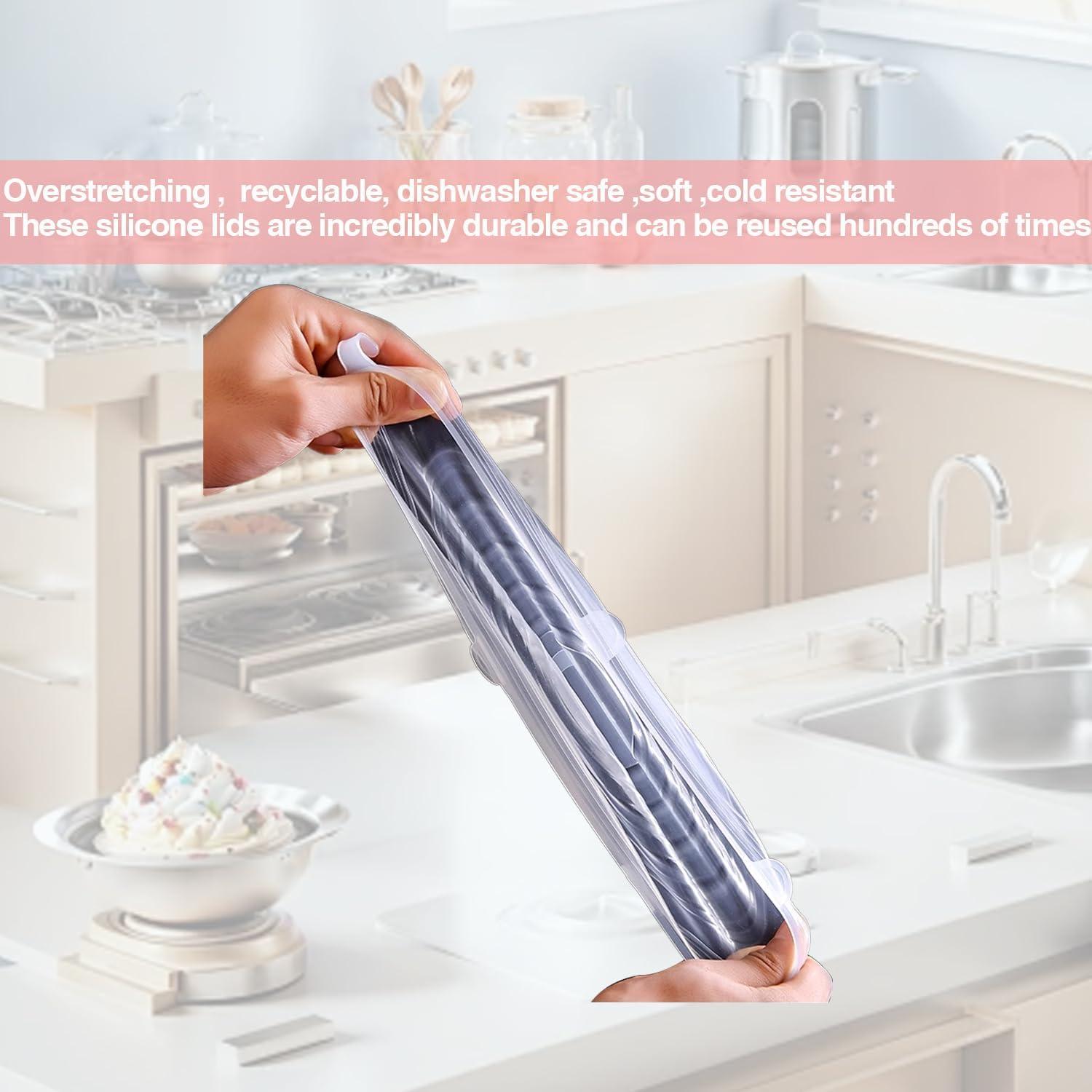 Paquete de 6 Tapas de Silicona MOCETY para Limpiadores en Polvo