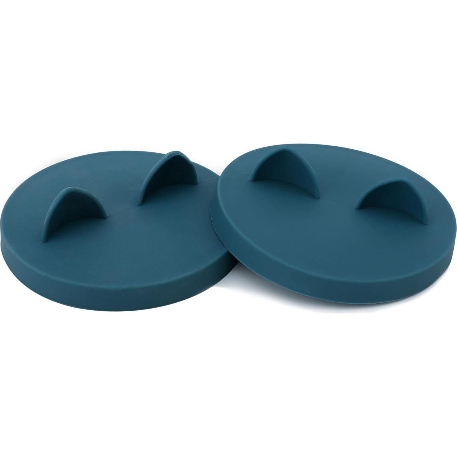 Tapas de Latas para Gatos OHMO 2 Piezas Silicona 70-85g Azul
