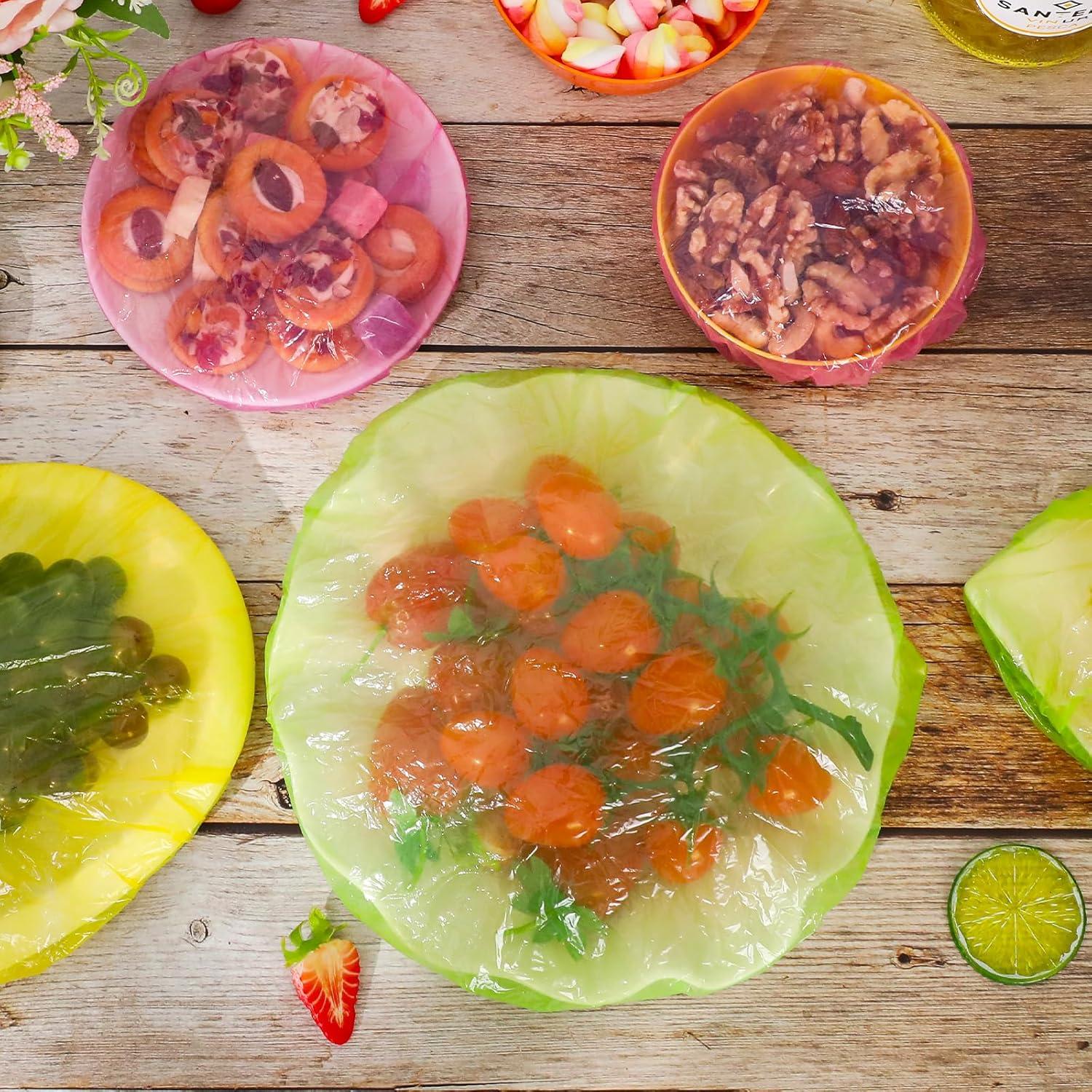 Cubiertas Elásticas Reutilizables para Tazones mwellewm - 60 Piezas