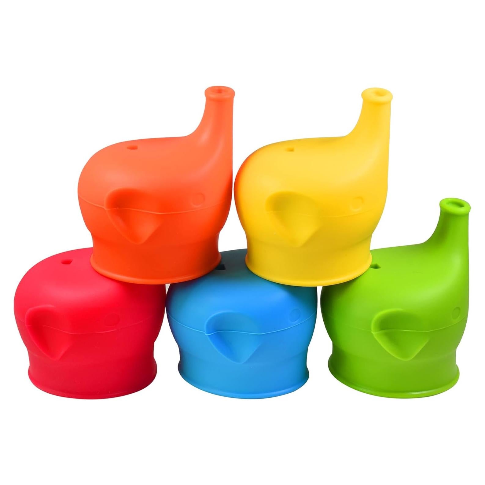 Tapas de Vaso de Silicona Yagote - 5 Paquetes Antiderrame