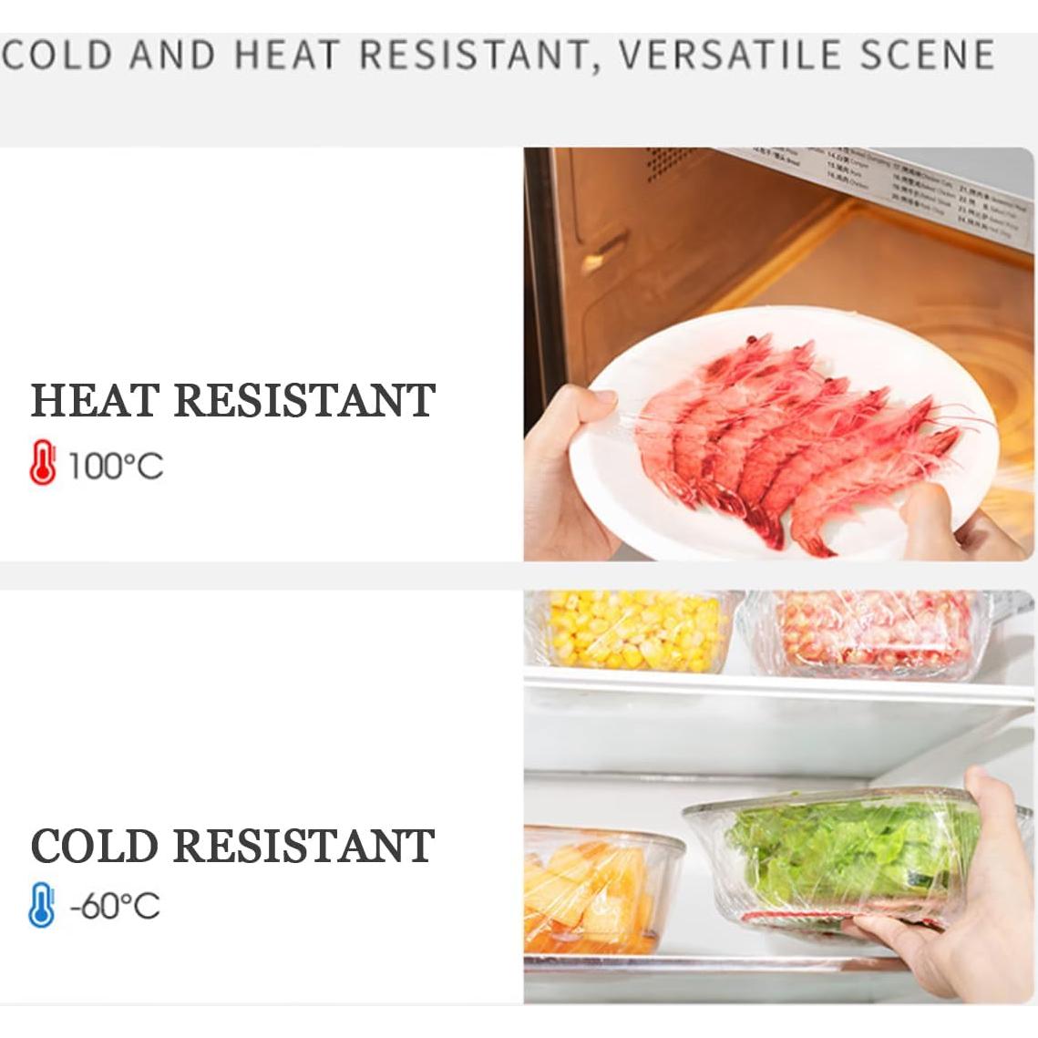 GXXMEI 300PCS Cubiertas Elásticas para Alimentos 38cm