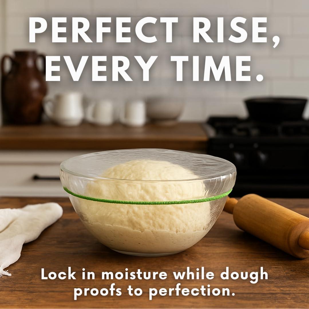 Cubiertas de Tazón Reutilizables Kitchen Strong - 100 Piezas, 3 Tamaños