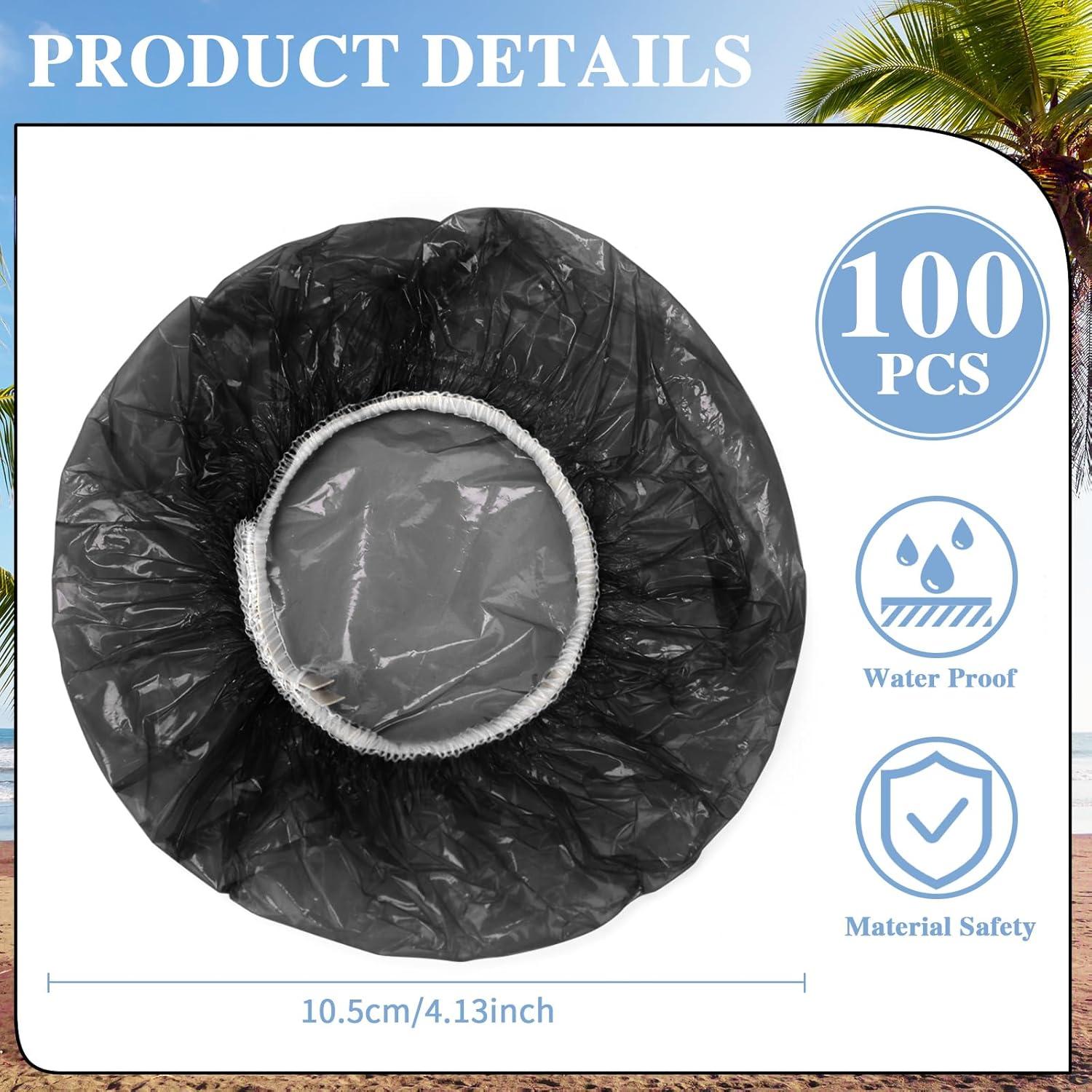 Baderke 100 Fundas Desechables para Bebidas Plástico 10.5 cm