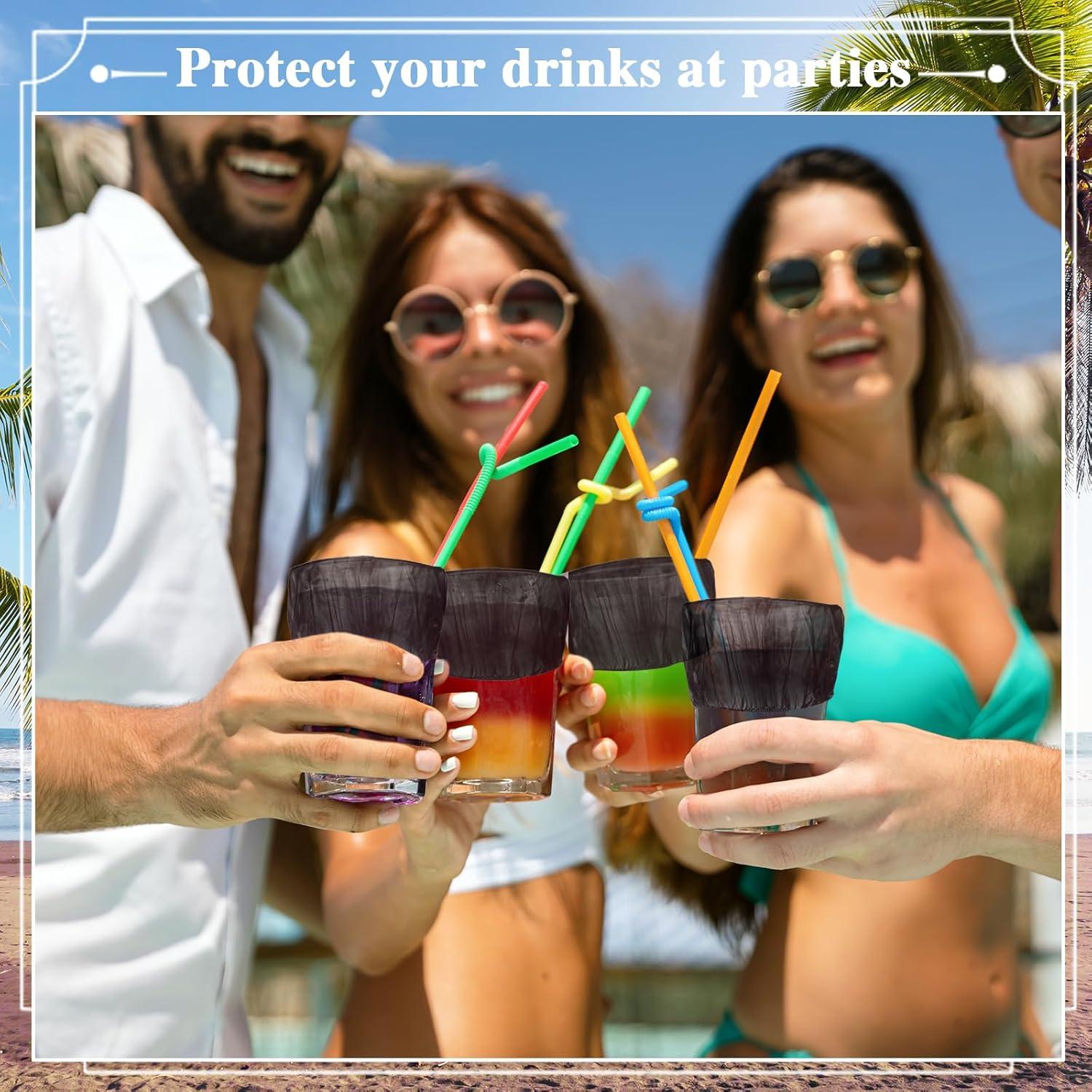 Baderke 100 Fundas Desechables para Bebidas Plástico 10.5 cm