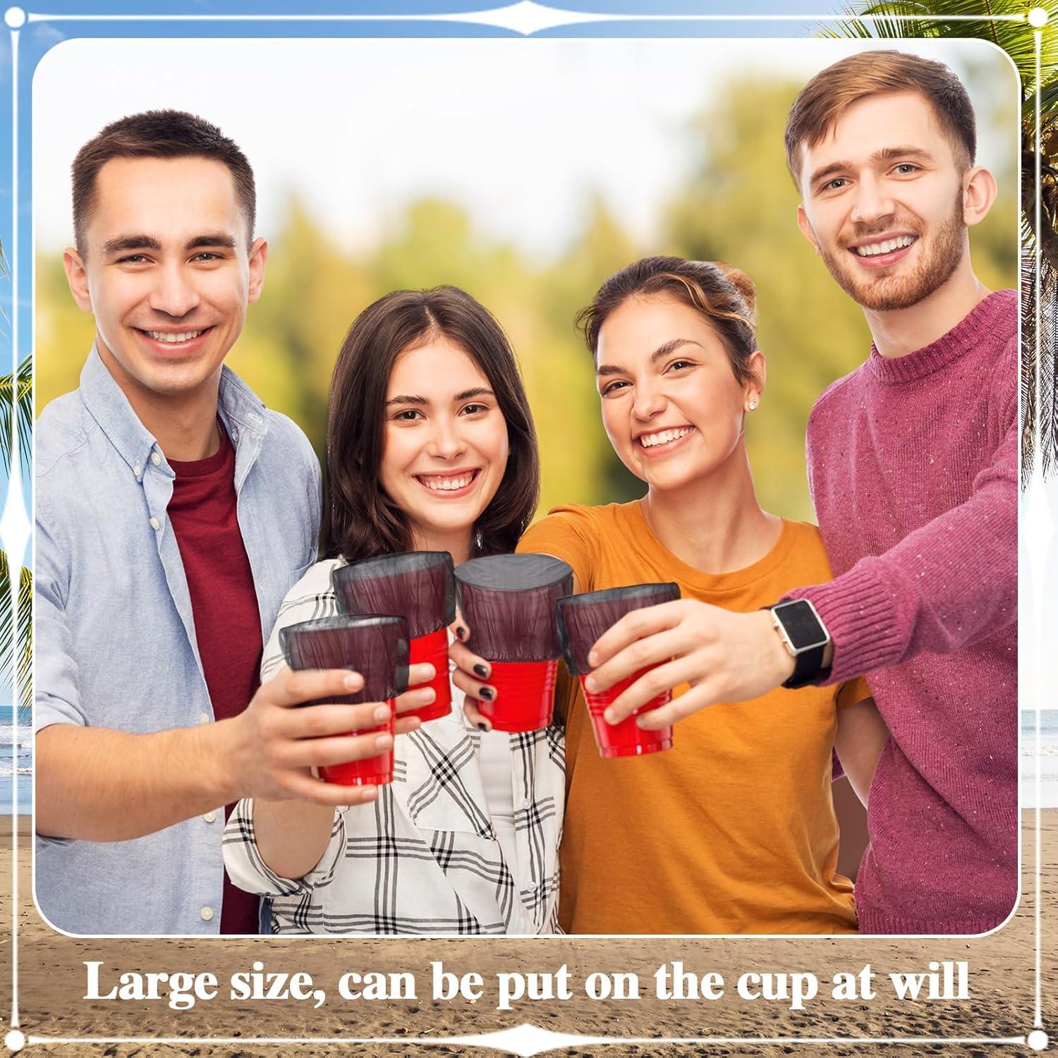 Baderke 100 Fundas Desechables para Bebidas Plástico 10.5 cm