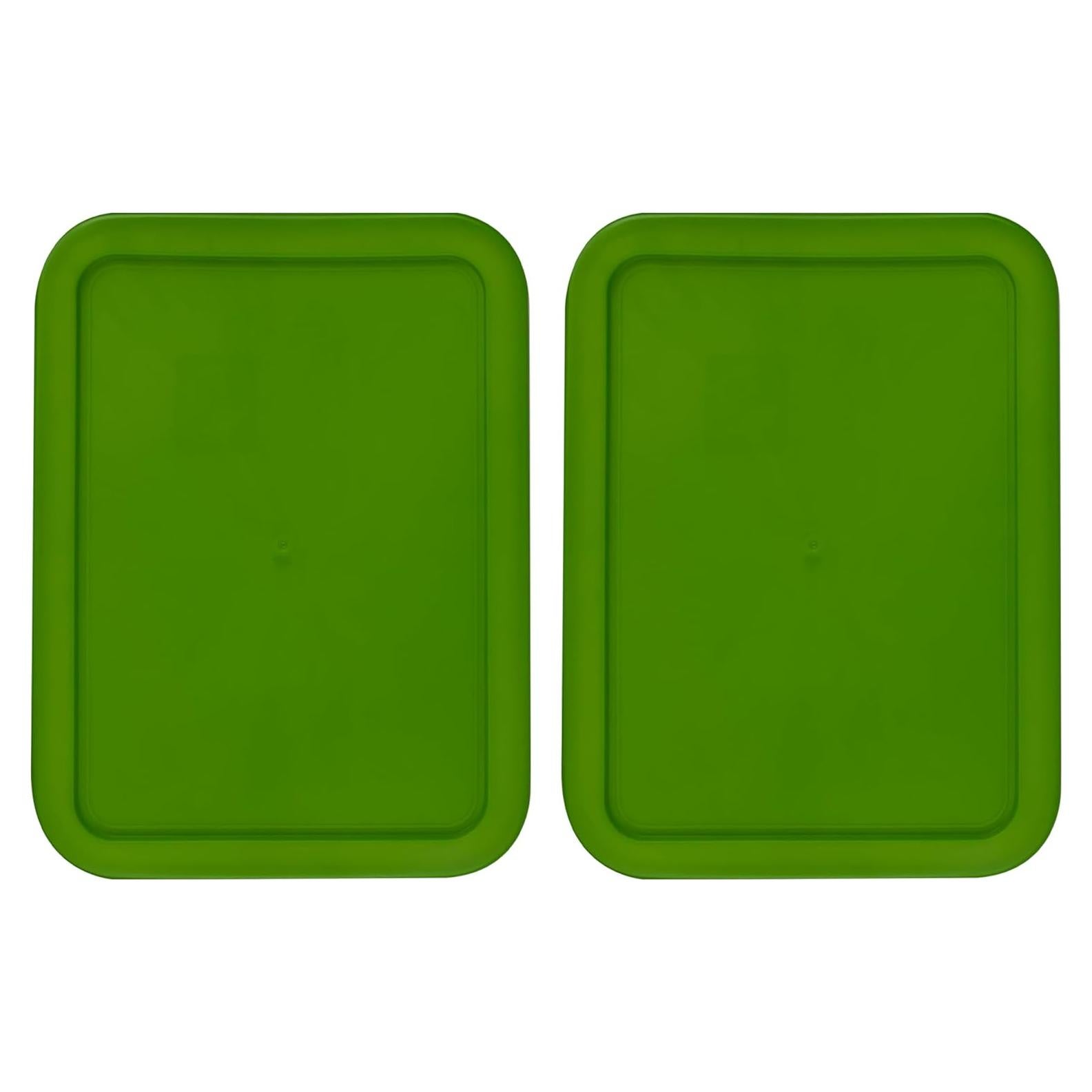 Tapa de Reemplazo Pyrex 3 Tazas Verde 2-Pack 19.7x14.6 cm