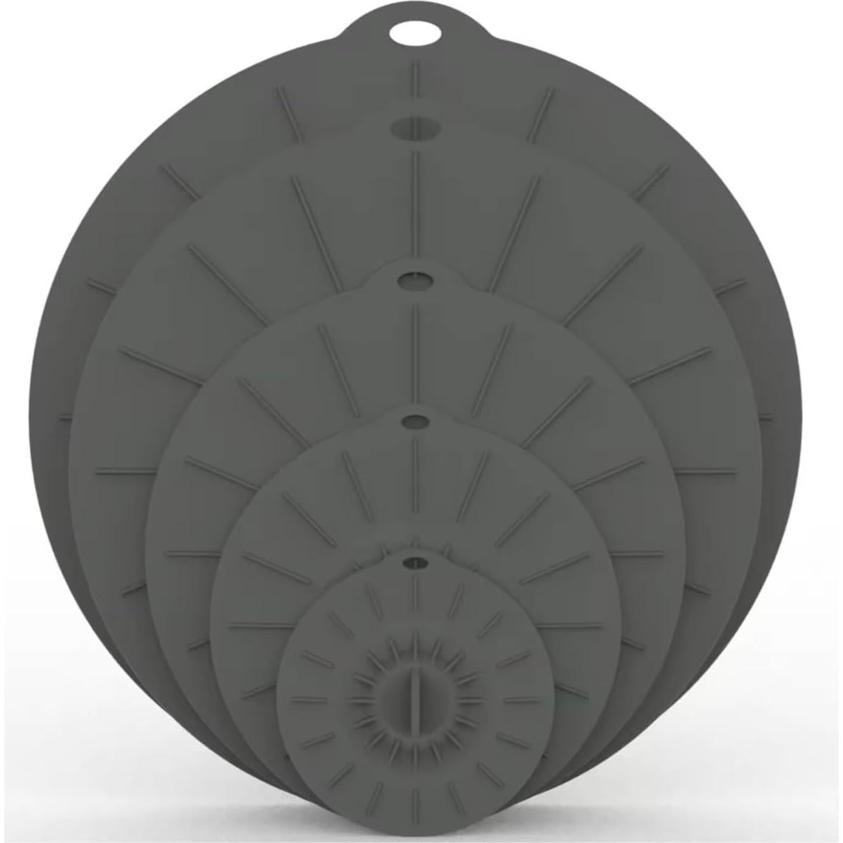 Tapas de Silicona Universales KIMCEN HOME - 5 Piezas 10-30 cm