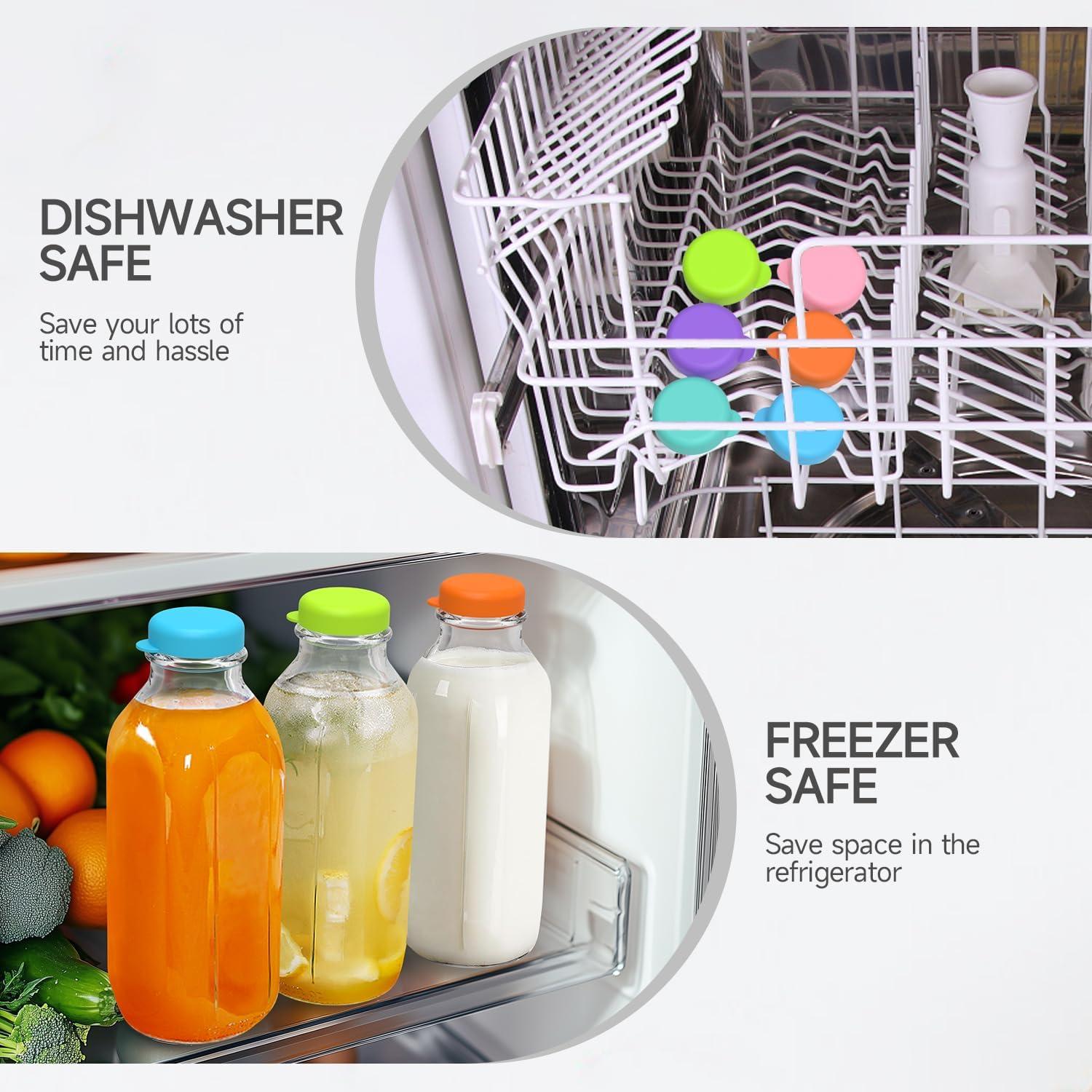 Tapas de Silicona Reutilizables SOPHICO para Botellas de 48mm