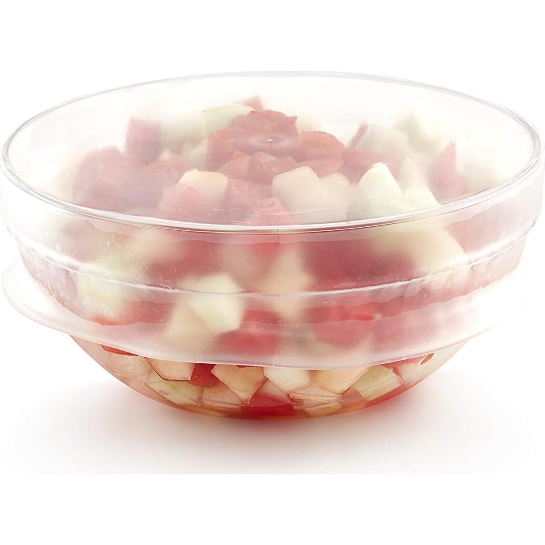 Tapa Flexible Reutilizable Lekue 15 cm Silicona Transparente