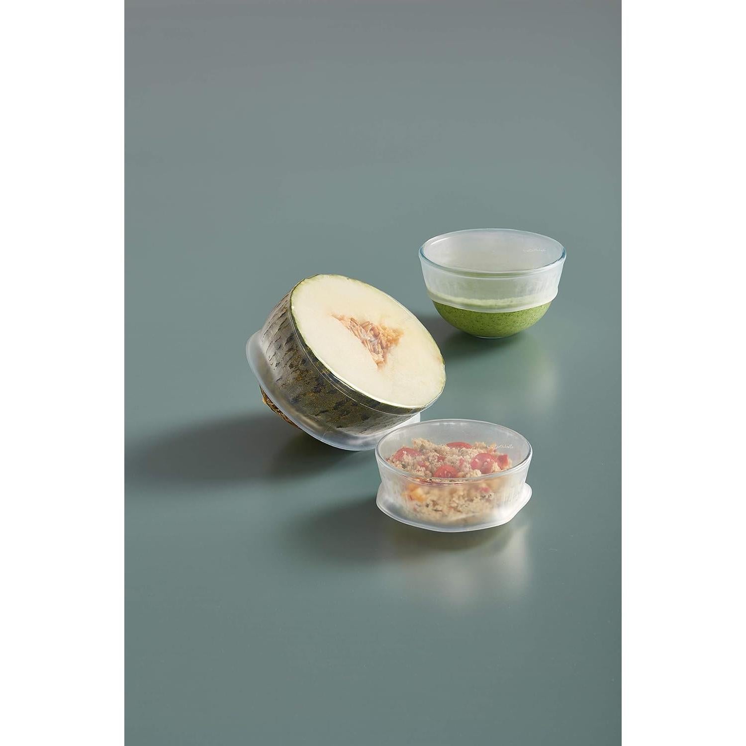 Tapa Flexible Reutilizable Lekue 15 cm Silicona Transparente