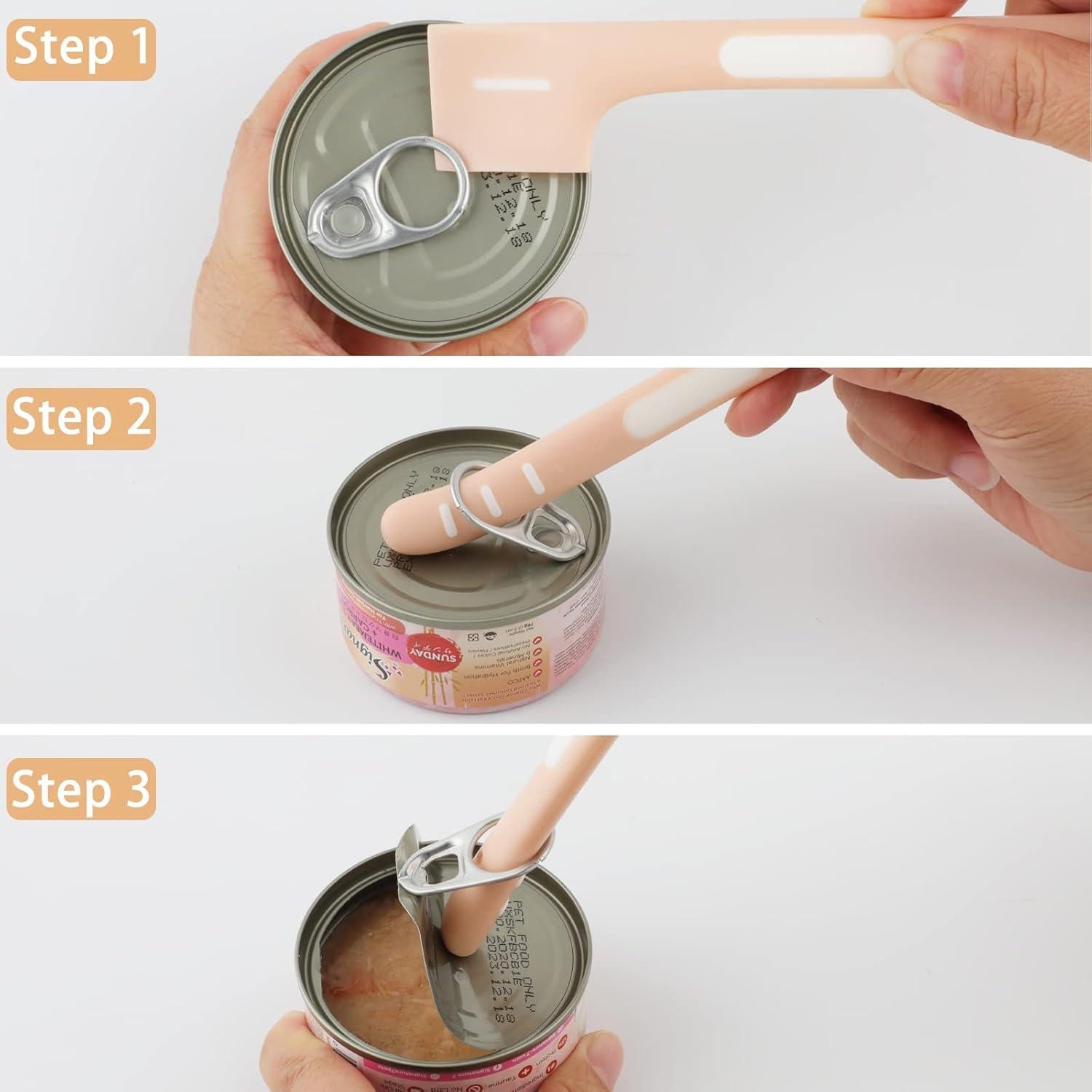 KALAMANDA Tapas y Cucharas para Latas de Comida para Gatos