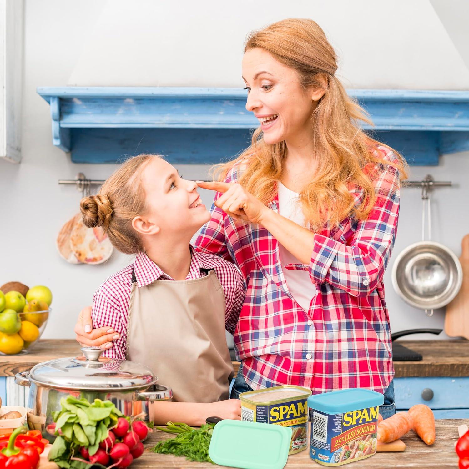 2 Tapas de Silicona Purekra para Latas de Spam 12 oz