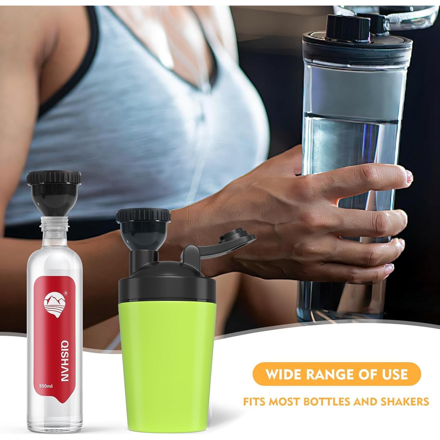 Paquete de 2 embudos para proteína Tantanle 50ml portátiles