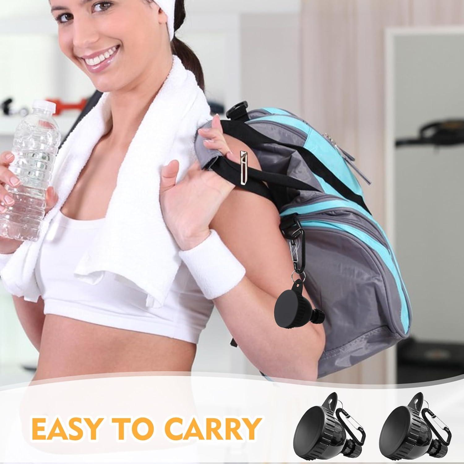 Paquete de 2 embudos para proteína Tantanle 50ml portátiles