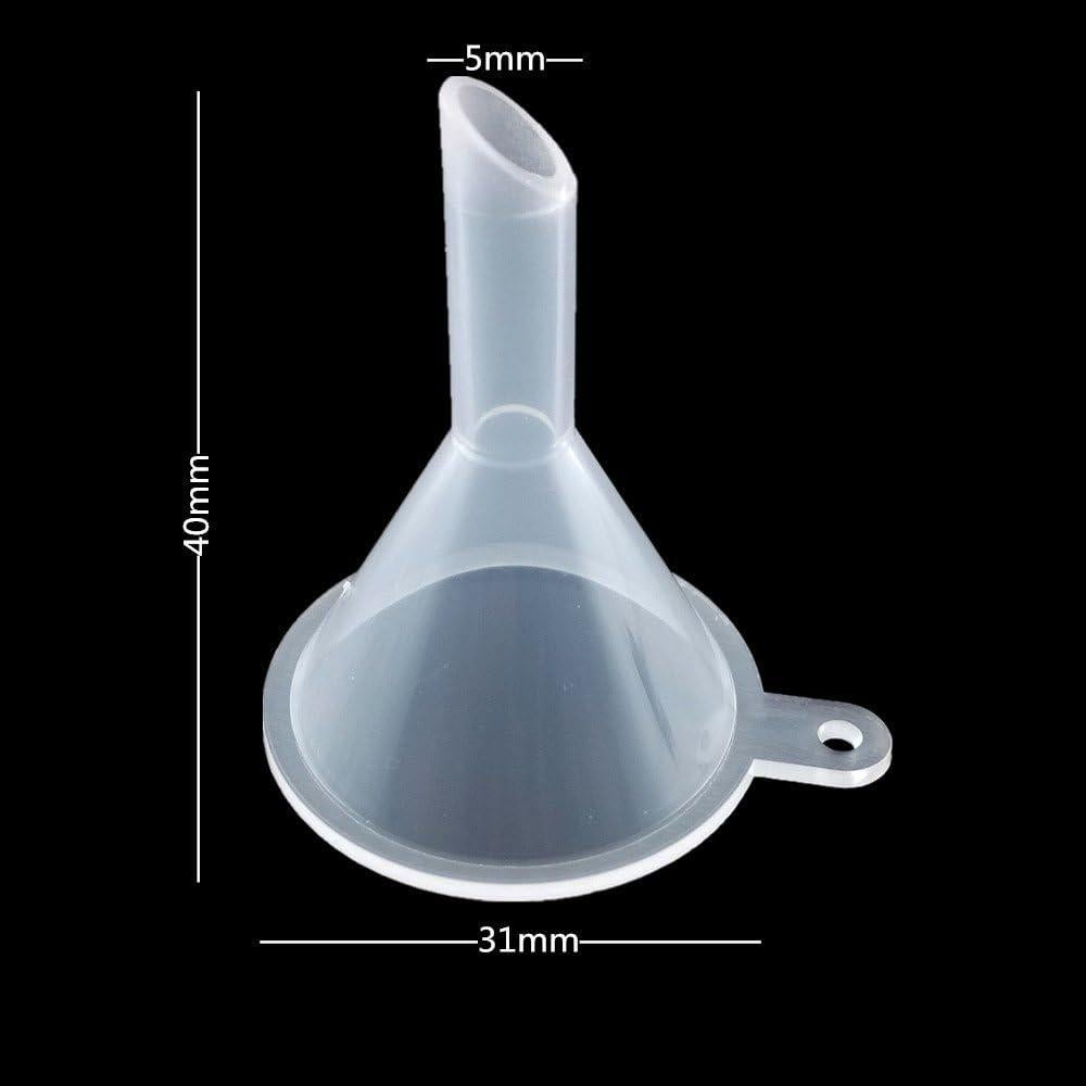 Embudos Mini de Plástico Yueton - 12 Piezas 3.1x4cm