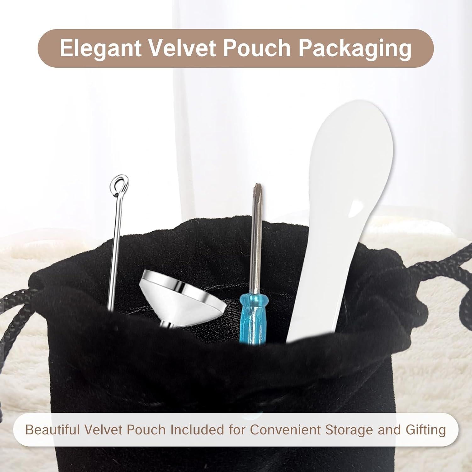 Kit de Llenado de Cremación NIIIYTYB con Cuchara y Embudo