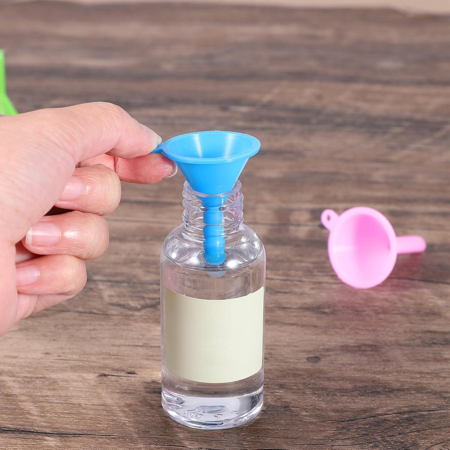 8 Embudos Pequeños Reutilizables para Cosméticos Psyqtsuary