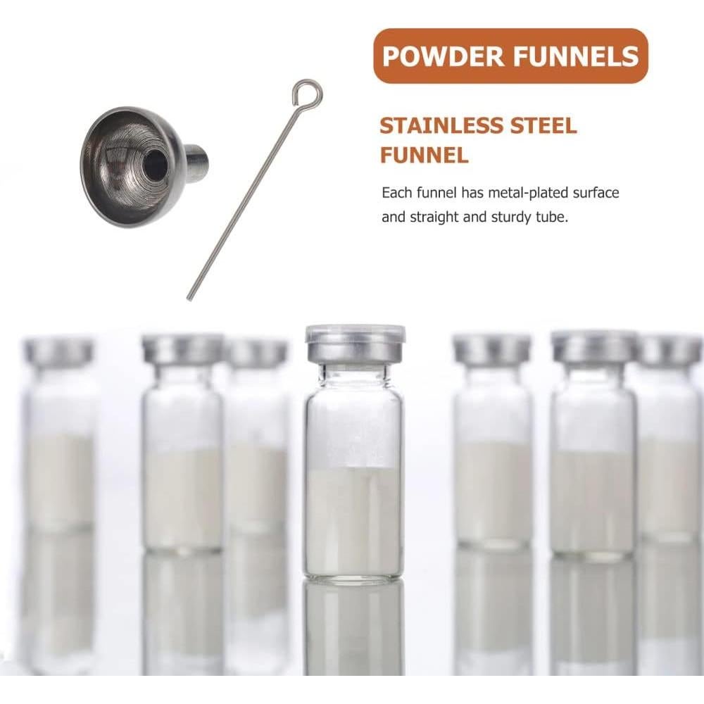 Embudo Mini de Acero Inoxidable PZRT 11x12mm para Aceites Esenciales