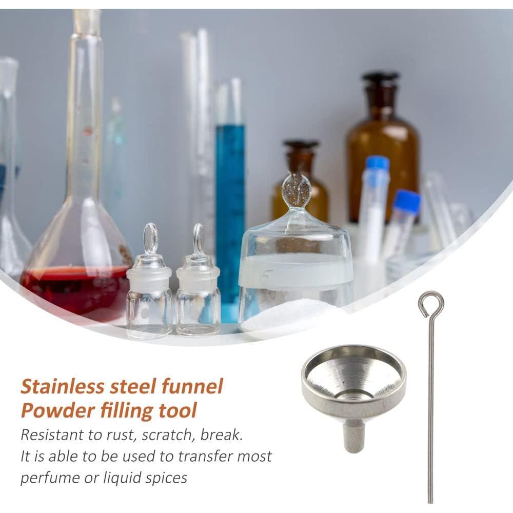 Embudo Mini de Acero Inoxidable PZRT 11x12mm para Aceites Esenciales