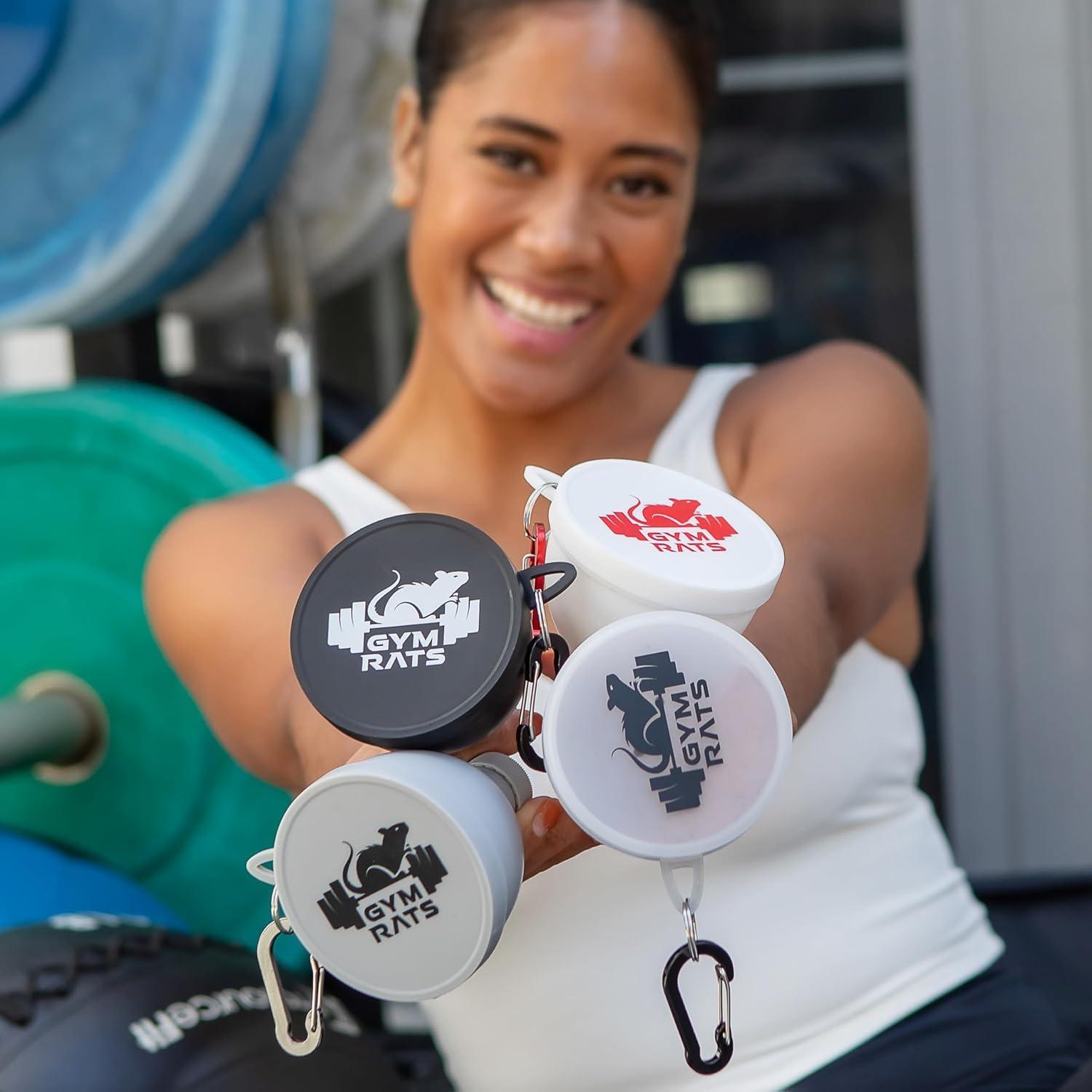 Juego de 4 Embudos para Proteína GYM RATS - 200ml