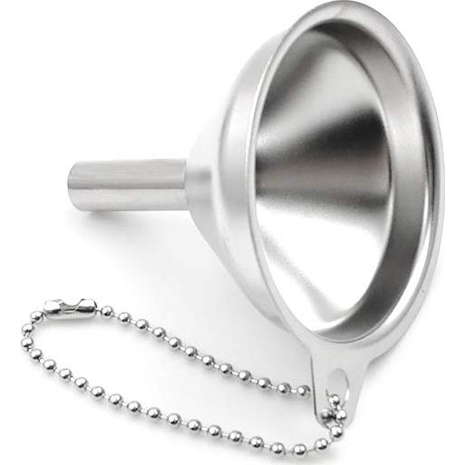 Mini embudo de cocina acero inoxidable 304 5.5cm con cadena