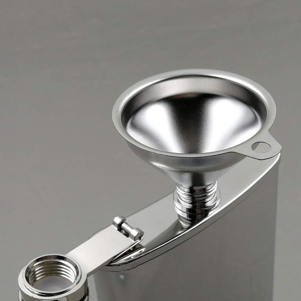 Mini embudo de cocina acero inoxidable 304 5.5cm con cadena