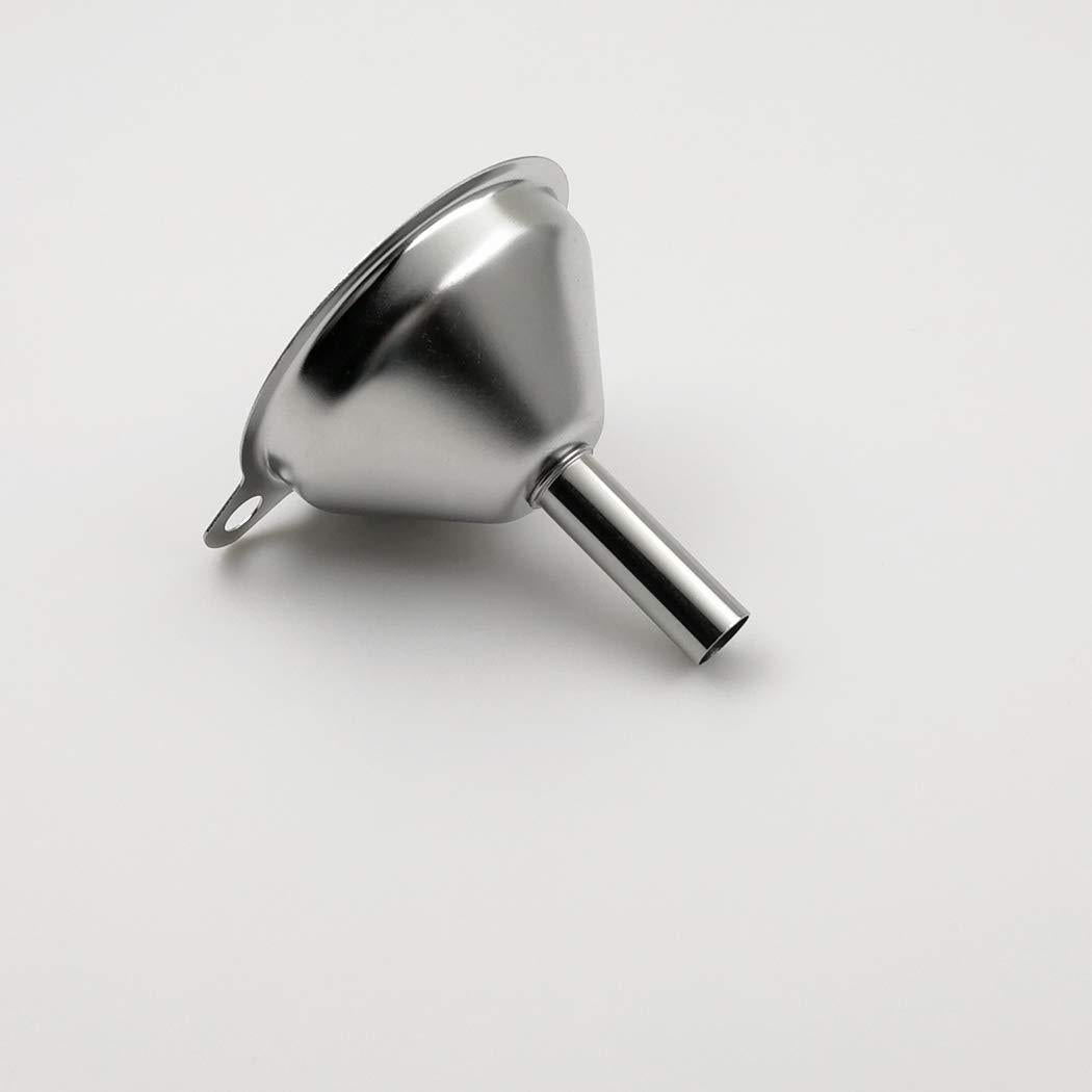 Mini embudo de cocina acero inoxidable 304 5.5cm con cadena