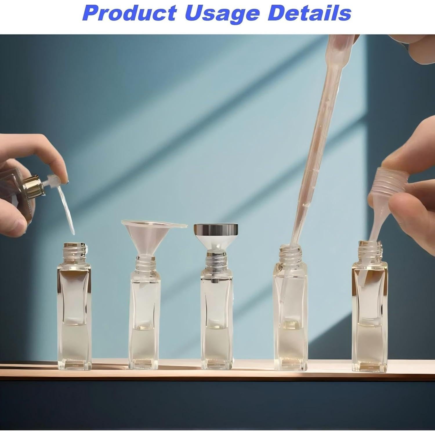 Juego de 10 Mini Embudos de Aluminio y Plástico Xnovies