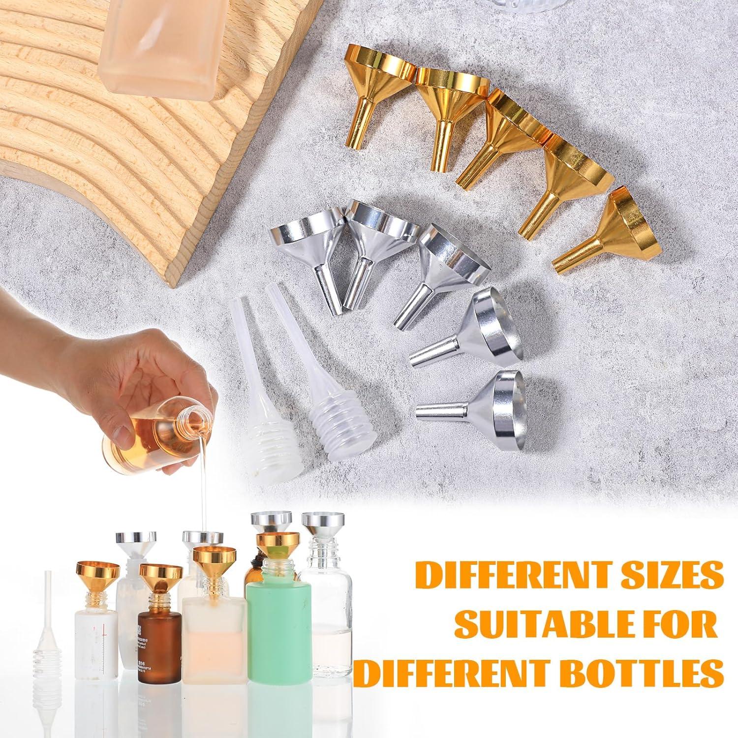 Set de 10 Mini Embudos Metálicos CIATBYYJ para Llenar Botellas
