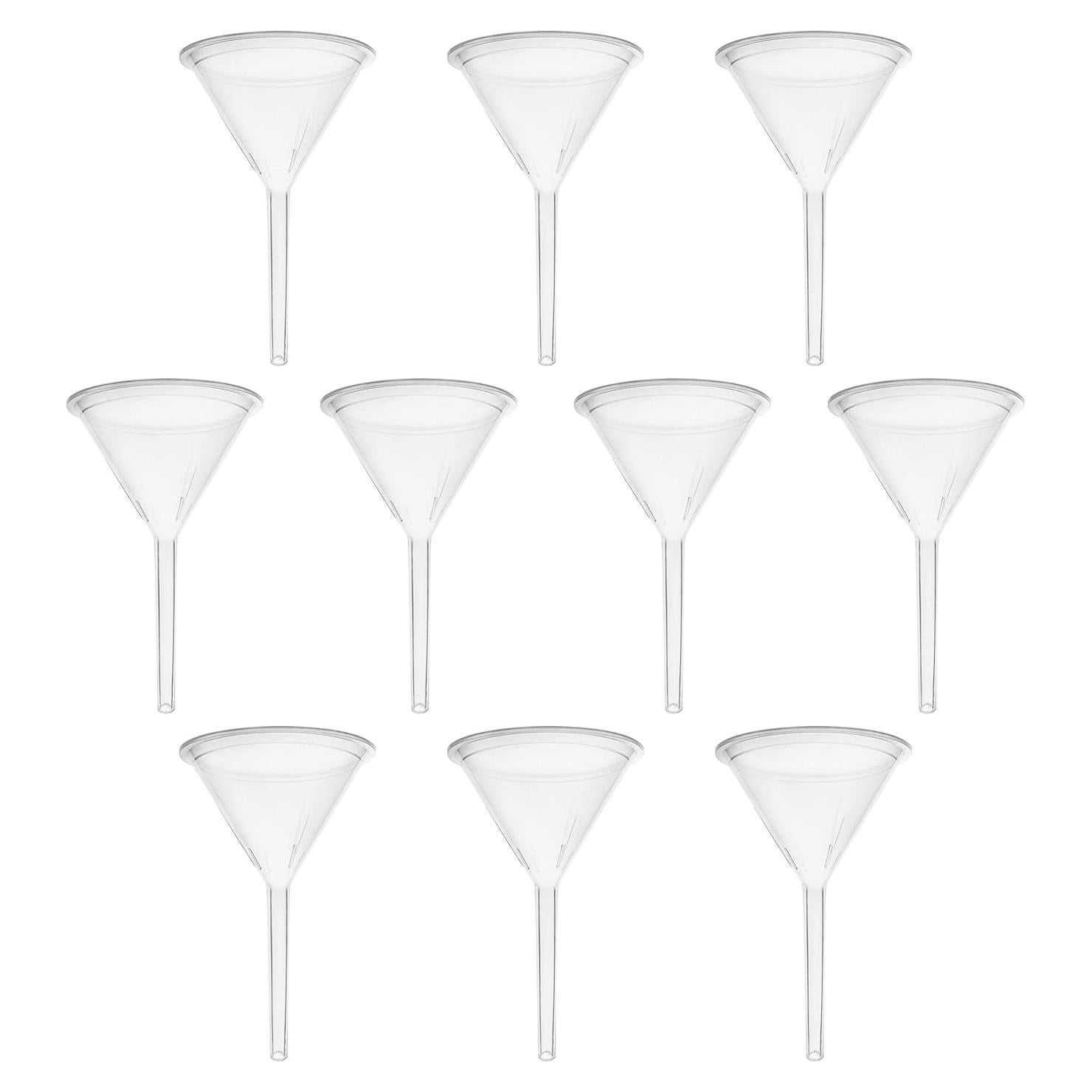 Eisco 10PK Embudos de Filtro 6.6 cm Plástico Resistente a Ácidos