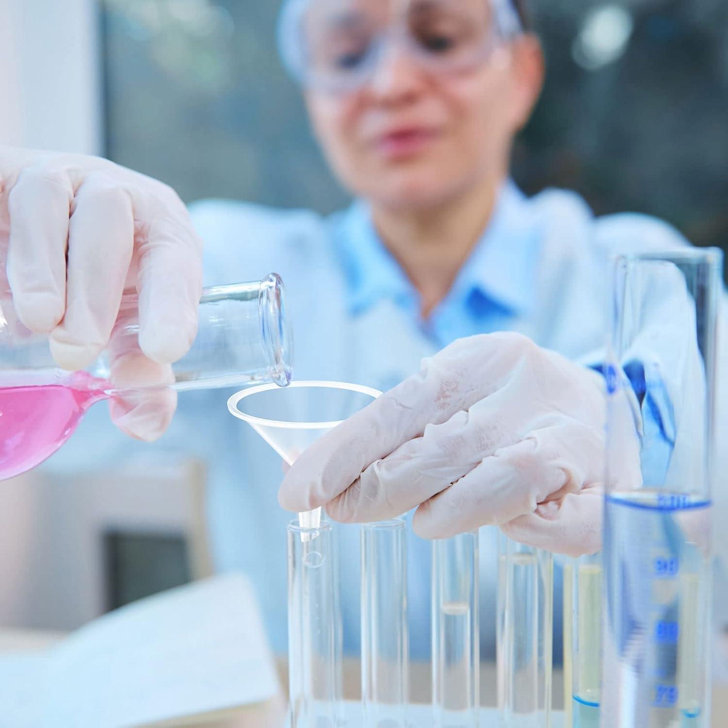 100 Mini Embudos de Plástico Hoolerry 5.49 cm para Llenar Botellas