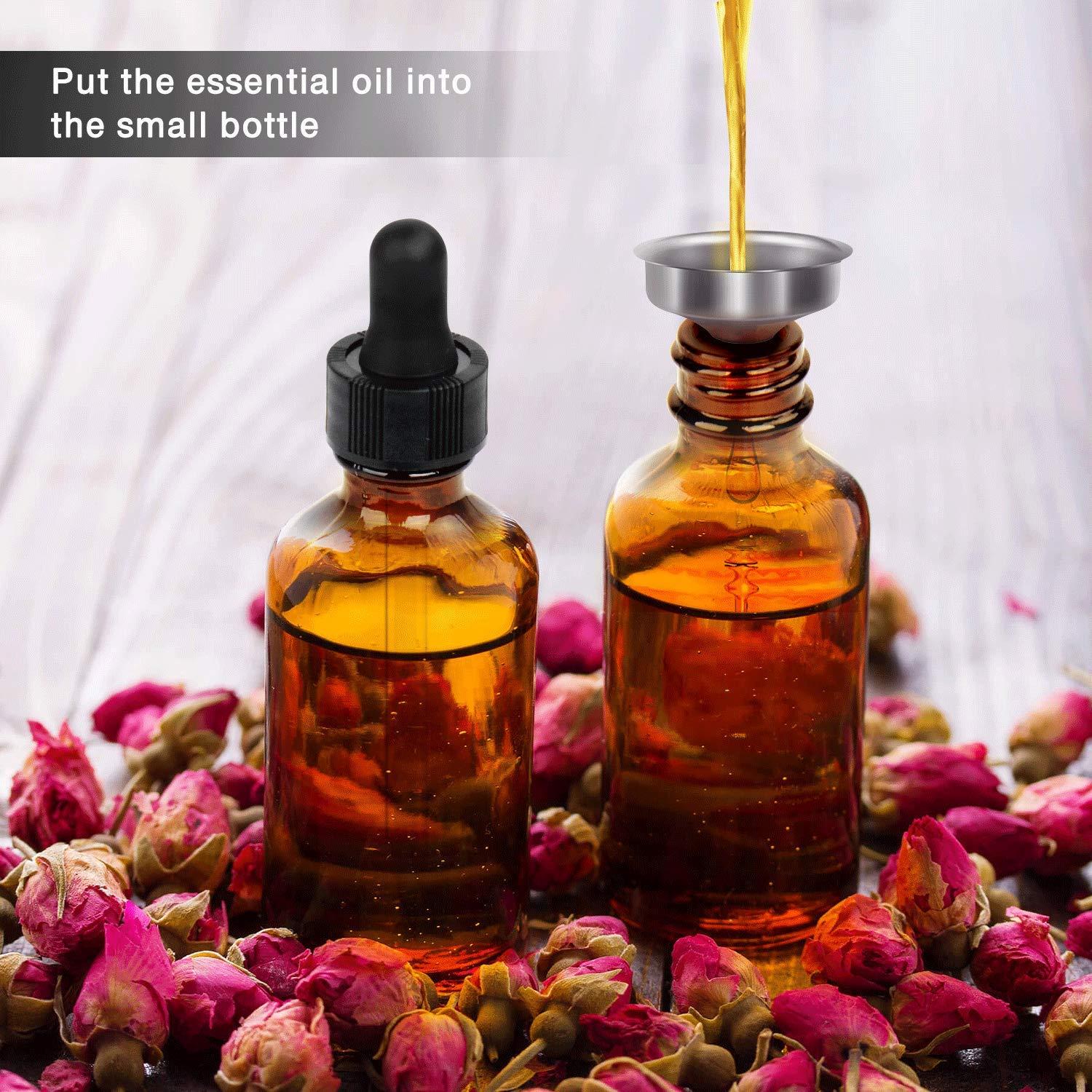 Mini embudo de acero inoxidable Yesker 6PCS para aceites