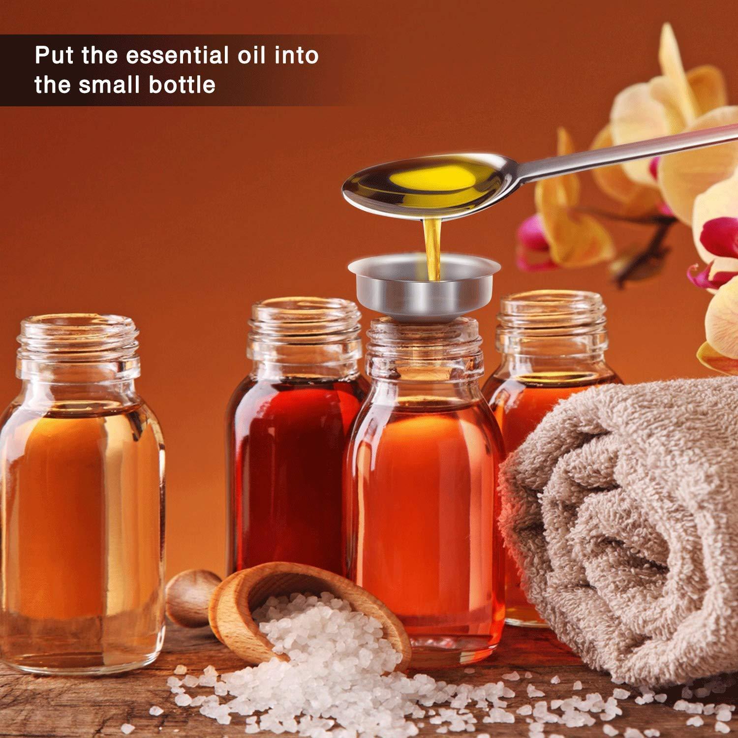 Mini embudo de acero inoxidable Yesker 6PCS para aceites