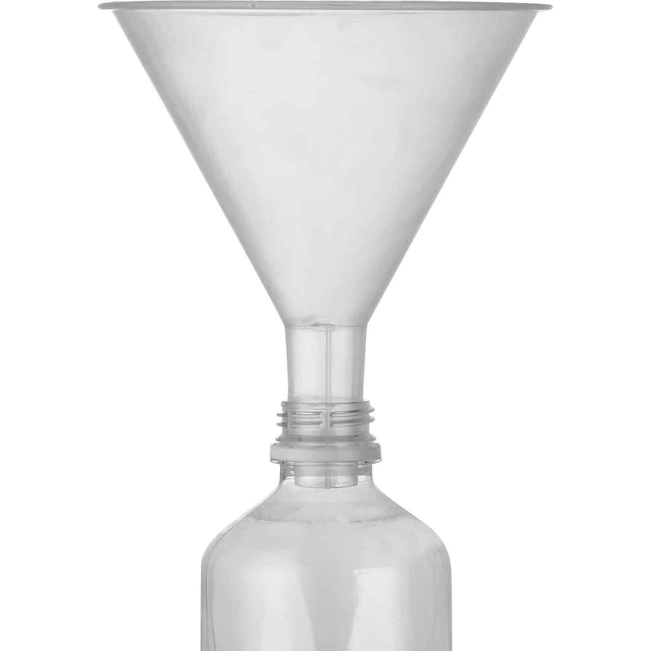 20 Embudos de Plástico CYEAH Boca Ancha 12.95 cm Transparentes