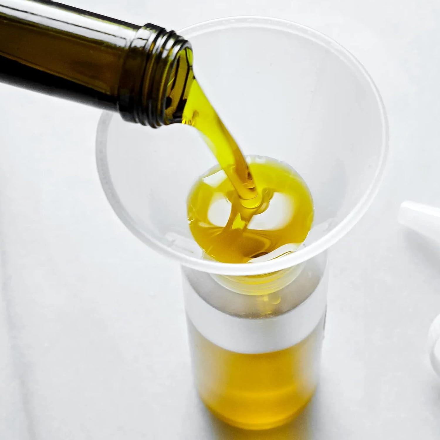 20 Embudos de Plástico CYEAH Boca Ancha 12.95 cm Transparentes